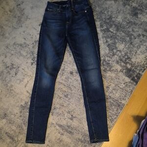 7 For All Mankind | Dark Blue Skinny Jeans